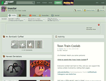 Tablet Screenshot of lnsector.deviantart.com