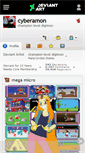 Mobile Screenshot of cyberamon.deviantart.com