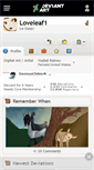 Mobile Screenshot of loveleaf1.deviantart.com