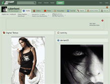 Tablet Screenshot of cyberboni.deviantart.com