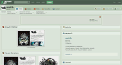 Desktop Screenshot of onetrib.deviantart.com