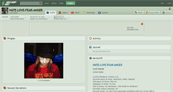 Desktop Screenshot of hate-love-fear-anger.deviantart.com