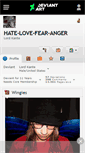 Mobile Screenshot of hate-love-fear-anger.deviantart.com