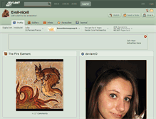 Tablet Screenshot of evoli-niceli.deviantart.com