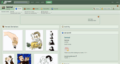 Desktop Screenshot of bennai.deviantart.com
