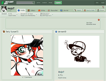 Tablet Screenshot of mojot.deviantart.com