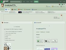 Tablet Screenshot of invaderjay9776.deviantart.com