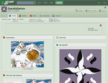 Tablet Screenshot of gracefulsorrow.deviantart.com
