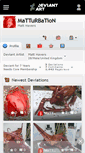 Mobile Screenshot of matturbation.deviantart.com