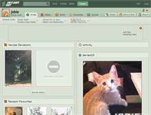 Tablet Screenshot of jobie.deviantart.com
