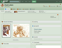 Tablet Screenshot of chuck-lukacs.deviantart.com