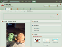 Tablet Screenshot of eat-cute.deviantart.com