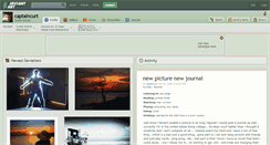 Desktop Screenshot of captaincurt.deviantart.com