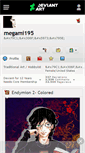 Mobile Screenshot of megami195.deviantart.com
