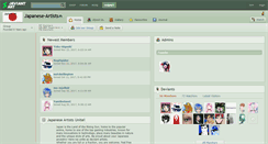 Desktop Screenshot of japanese-artists.deviantart.com