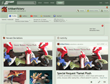 Tablet Screenshot of ichibanvictory.deviantart.com