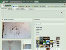 Tablet Screenshot of icingcake.deviantart.com