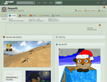 Tablet Screenshot of felyre95.deviantart.com