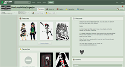 Desktop Screenshot of blackandwhitestriped.deviantart.com