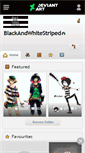 Mobile Screenshot of blackandwhitestriped.deviantart.com