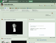 Tablet Screenshot of carpi-albinutza.deviantart.com