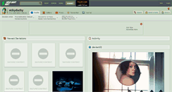 Desktop Screenshot of eckyducky.deviantart.com