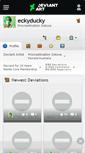 Mobile Screenshot of eckyducky.deviantart.com