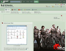 Tablet Screenshot of drweardno.deviantart.com