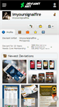 Mobile Screenshot of imyoursignalfire.deviantart.com
