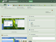 Tablet Screenshot of jgtll.deviantart.com
