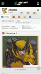 Mobile Screenshot of pirette.deviantart.com