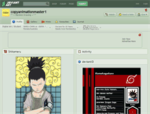 Tablet Screenshot of copyanimationmaster1.deviantart.com