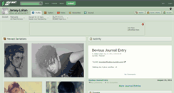 Desktop Screenshot of jersey-lohan.deviantart.com