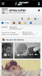 Mobile Screenshot of jersey-lohan.deviantart.com