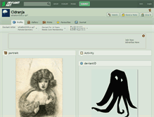 Tablet Screenshot of cidranja.deviantart.com