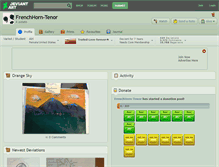 Tablet Screenshot of frenchhorn-tenor.deviantart.com