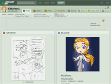 Tablet Screenshot of kittykross.deviantart.com