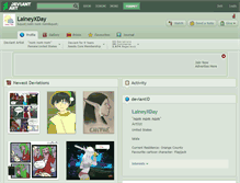 Tablet Screenshot of laineyxday.deviantart.com