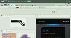 Desktop Screenshot of blue-f0x.deviantart.com