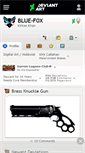 Mobile Screenshot of blue-f0x.deviantart.com