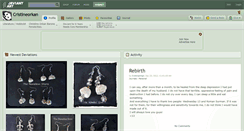 Desktop Screenshot of cristineorkan.deviantart.com