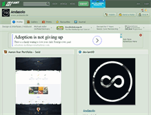 Tablet Screenshot of andasolo.deviantart.com