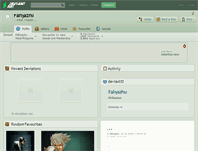 Tablet Screenshot of fahyazhu.deviantart.com