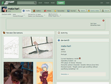 Tablet Screenshot of mata-hari.deviantart.com