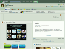 Tablet Screenshot of mari-kyomo.deviantart.com