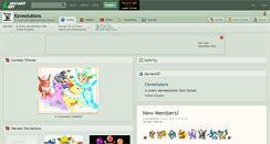 Desktop Screenshot of eeveelutions.deviantart.com