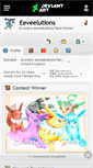 Mobile Screenshot of eeveelutions.deviantart.com