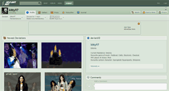 Desktop Screenshot of kitty97.deviantart.com