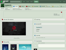 Tablet Screenshot of homek22.deviantart.com