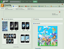 Tablet Screenshot of fozzywig.deviantart.com